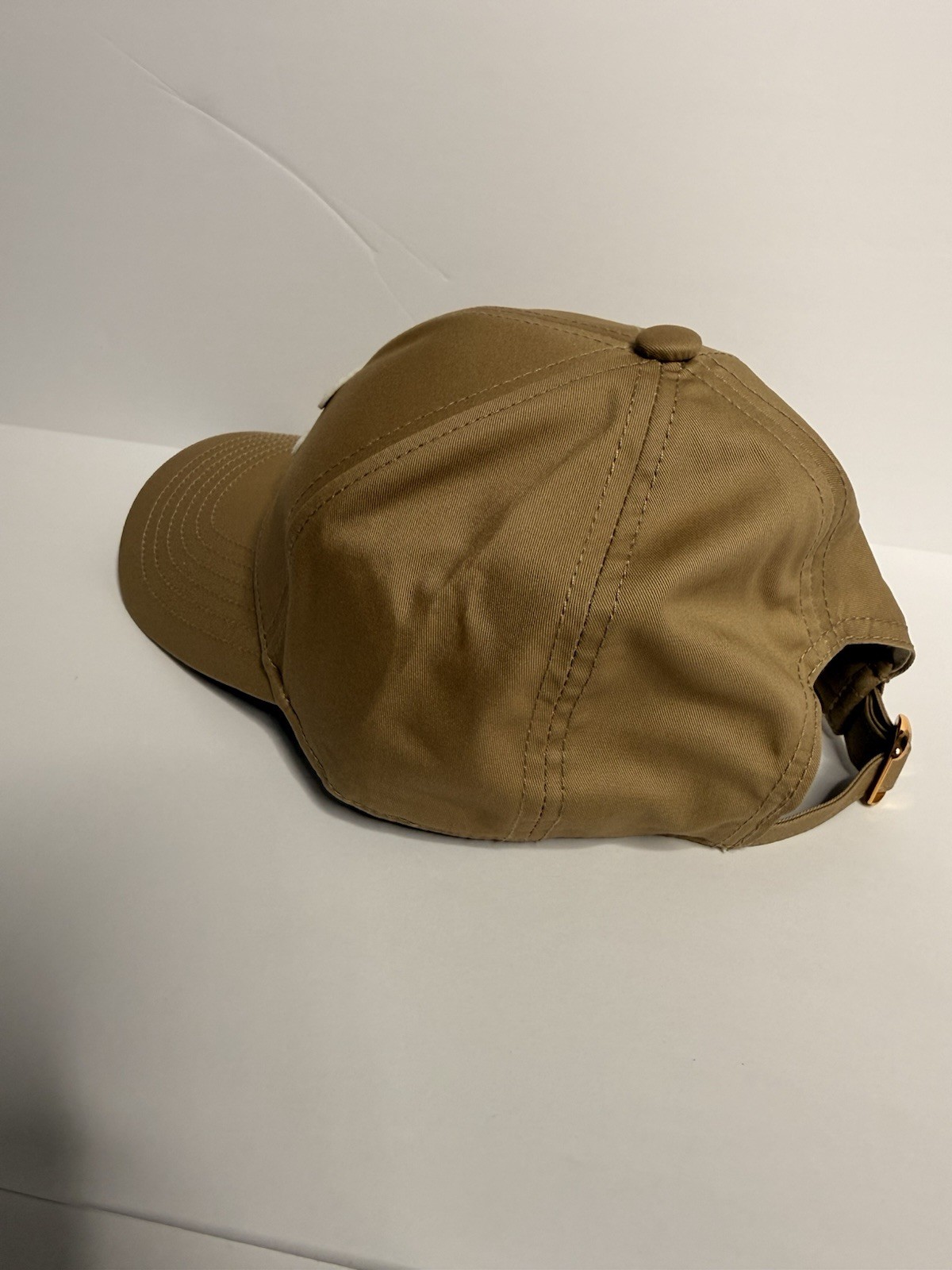 Celine Triomphe Toffee Adjustable Baseball Cap Women’s Medium With Box