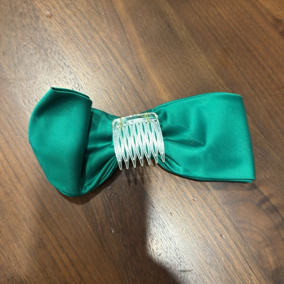 1PCS Hair Bow Hair Clip for Women, Fabric & Plastic, All Hair Types