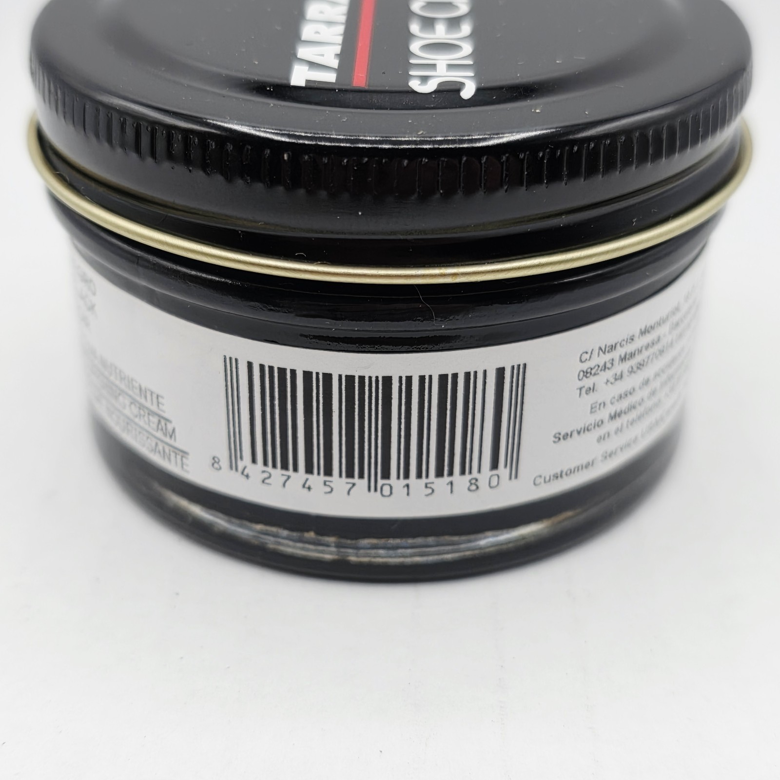 Tarrago Shoe Polish # 18 Black Cream Leather Protector 1.76 oz. 50ml Boot