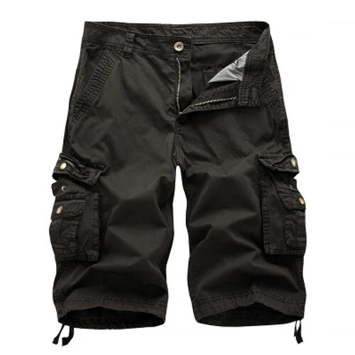 Men’s Cargo Shorts Casual Solid Multi-Pocket, Color Options