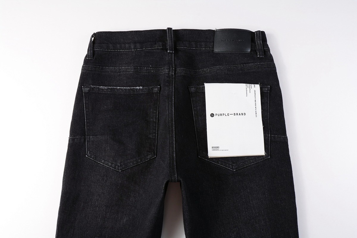 2026 New purple brand men’s personality Fashion Slim Fit Jeans