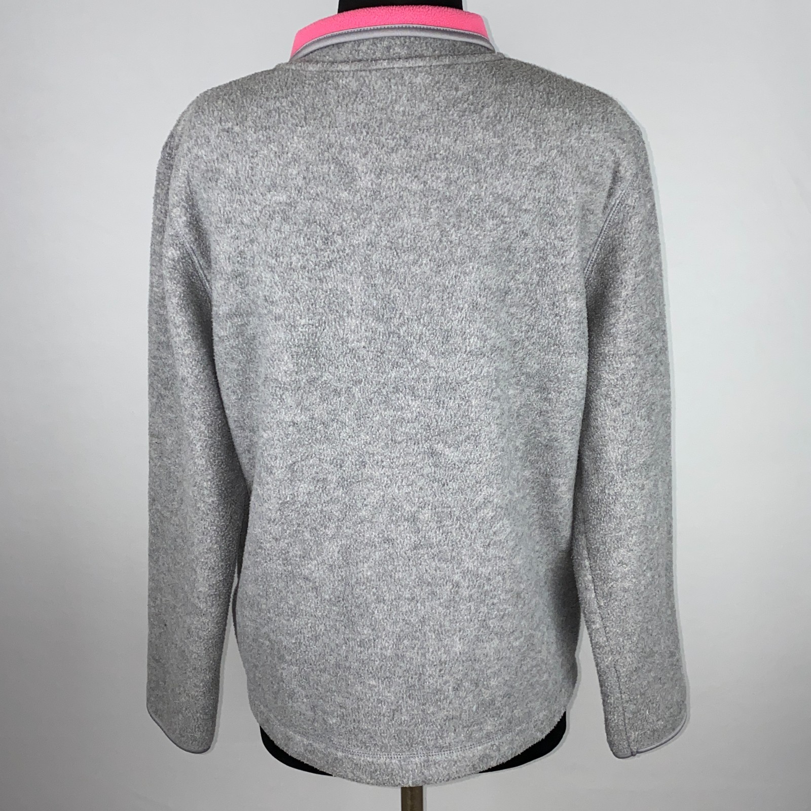 SJB Womens Zippered Front Fleece Jacket & Pockets All Seasons Casual L
