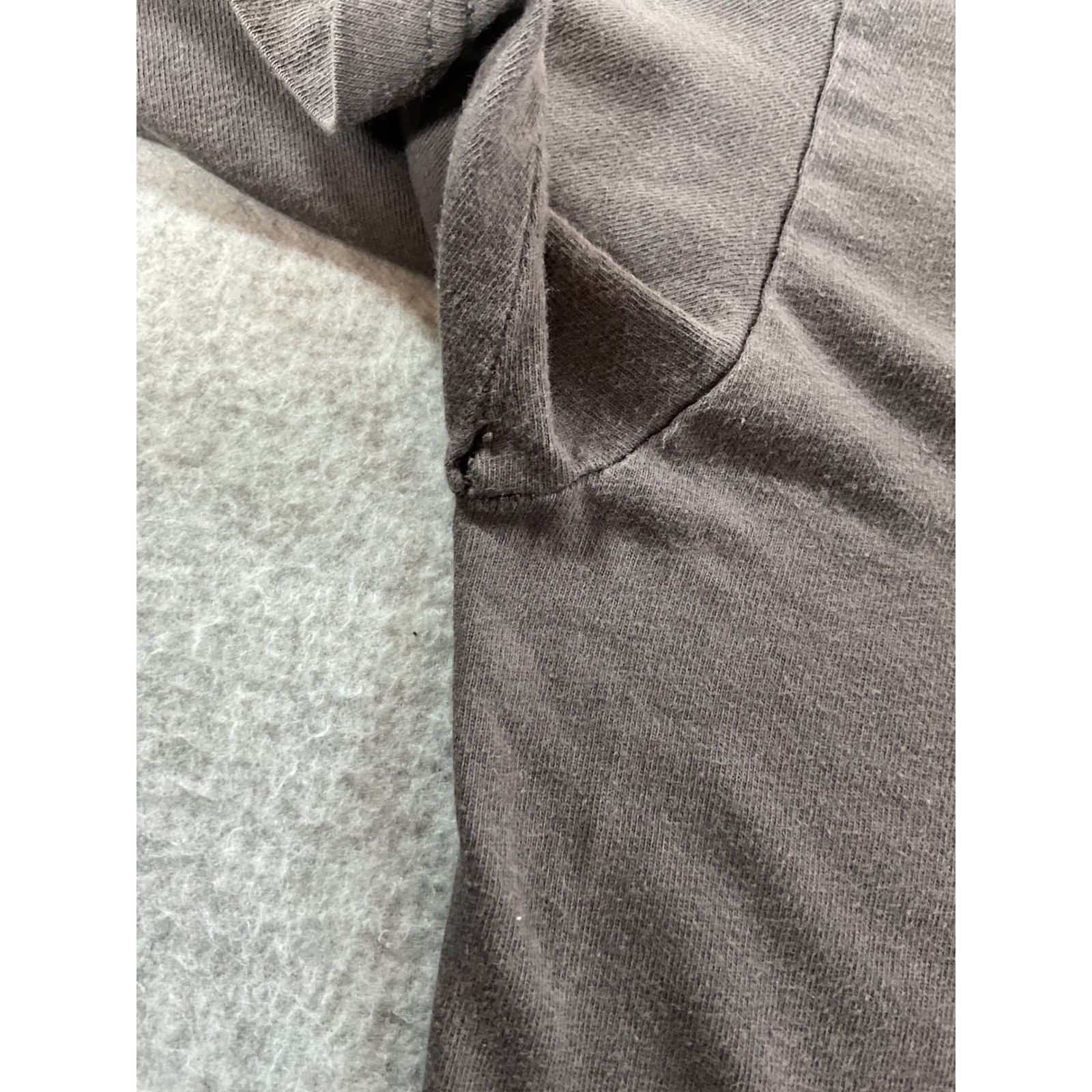The North Face Mens Graphic Tee Charcoal Grey Orange Logo T-Shirt Small #853