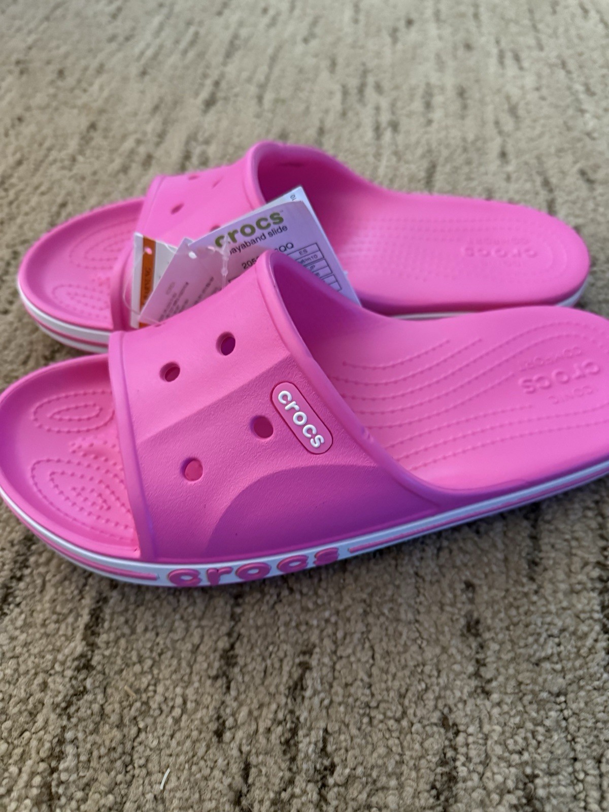 Unisex Crocs Bayaband Slides Sandals Men 8 Women 10