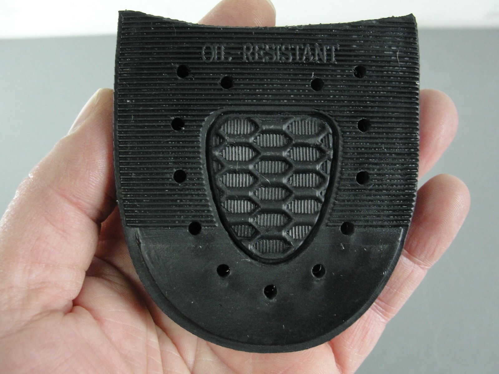 SOLID BLOCK RUBBER REPLACEMENT SHOE REPAIR 👞 BOOT HEEL #28 OIL RESISTANT BLACK
