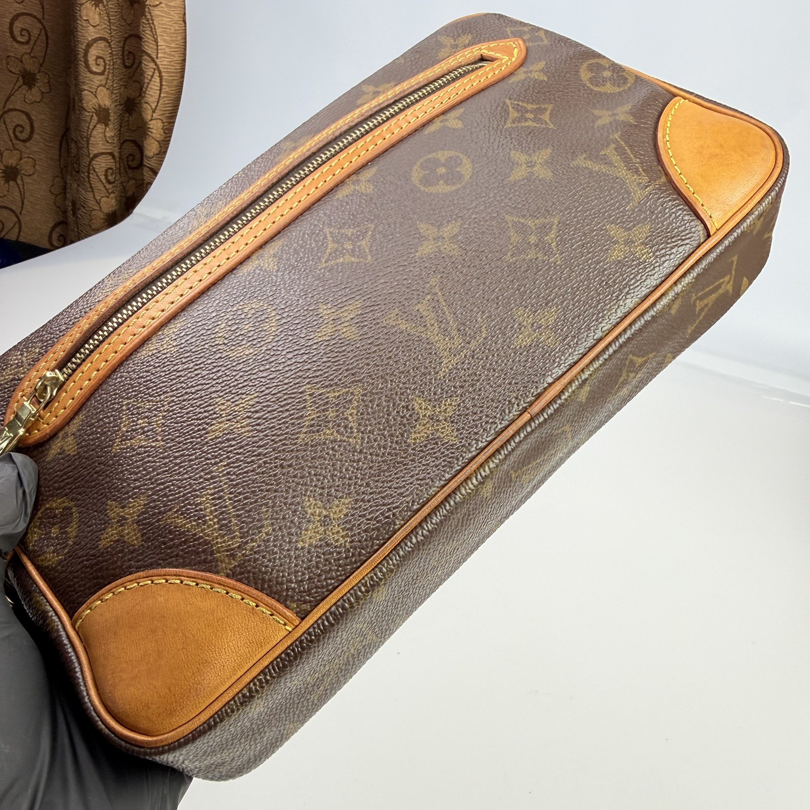 LOUIS VUITTON Marly Dragonne GM Handbag/Clutch Vintage Monogram Authentic