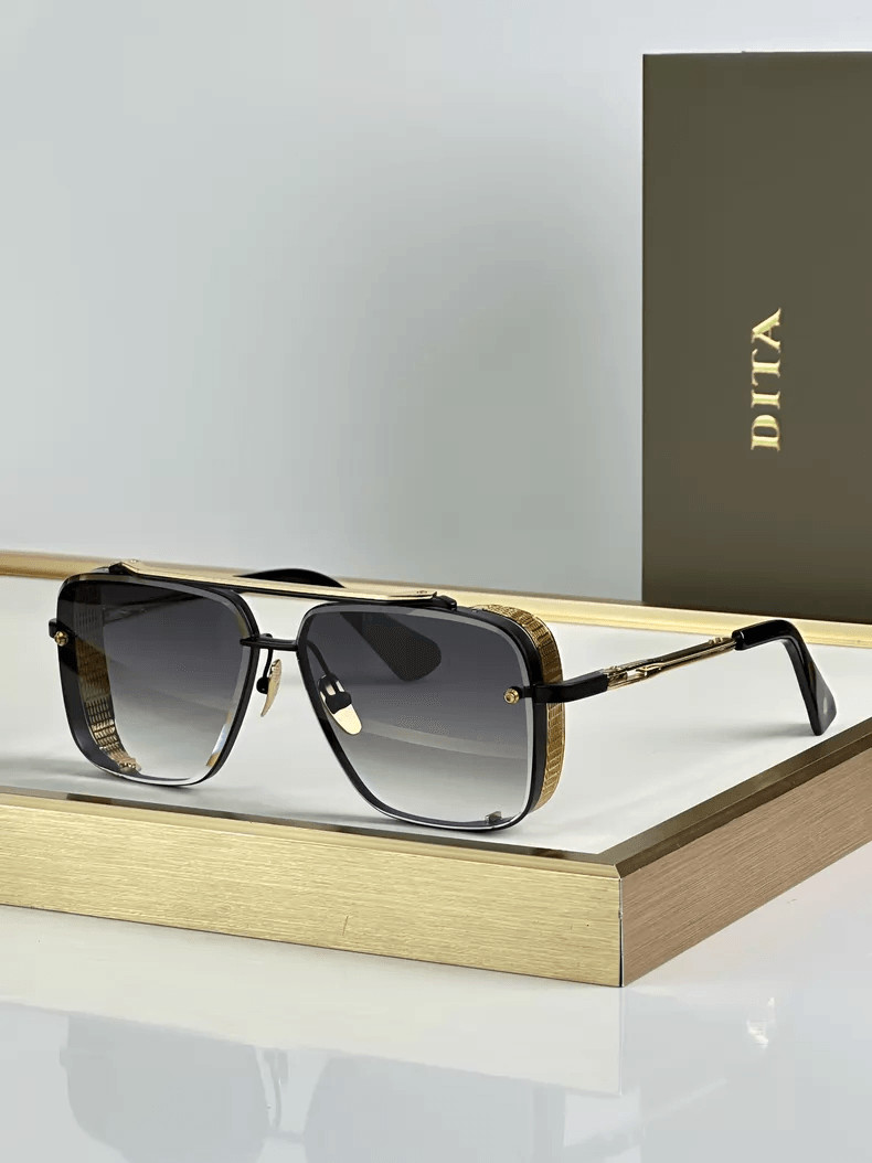DITA MACH SIX LIMITED EDITION DTS121 Men’s Aviator Sunglasses 62 12-130
