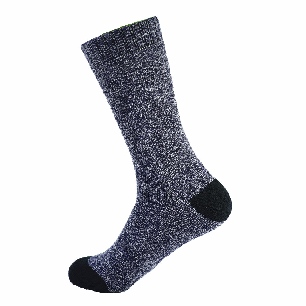 3-12 Pairs Men Winter Thermal Heavy Duty Cotton Cushioned Crew Work Boots Socks