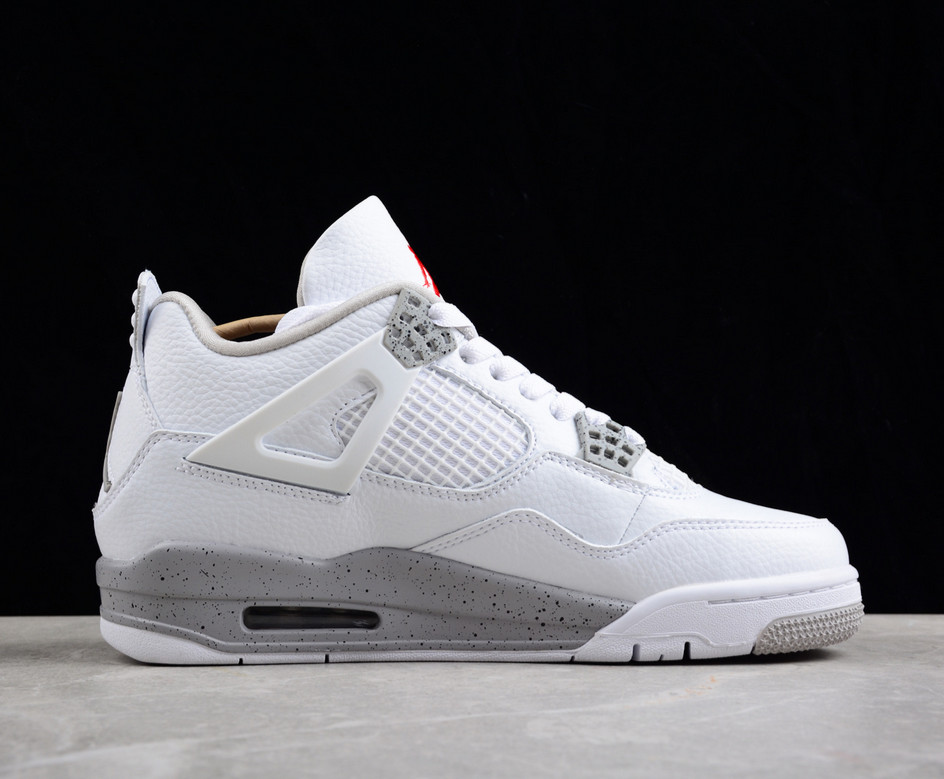 Jordan 4 Retro “White Oreo ” Men’s Basketball Shoes Mid Top
