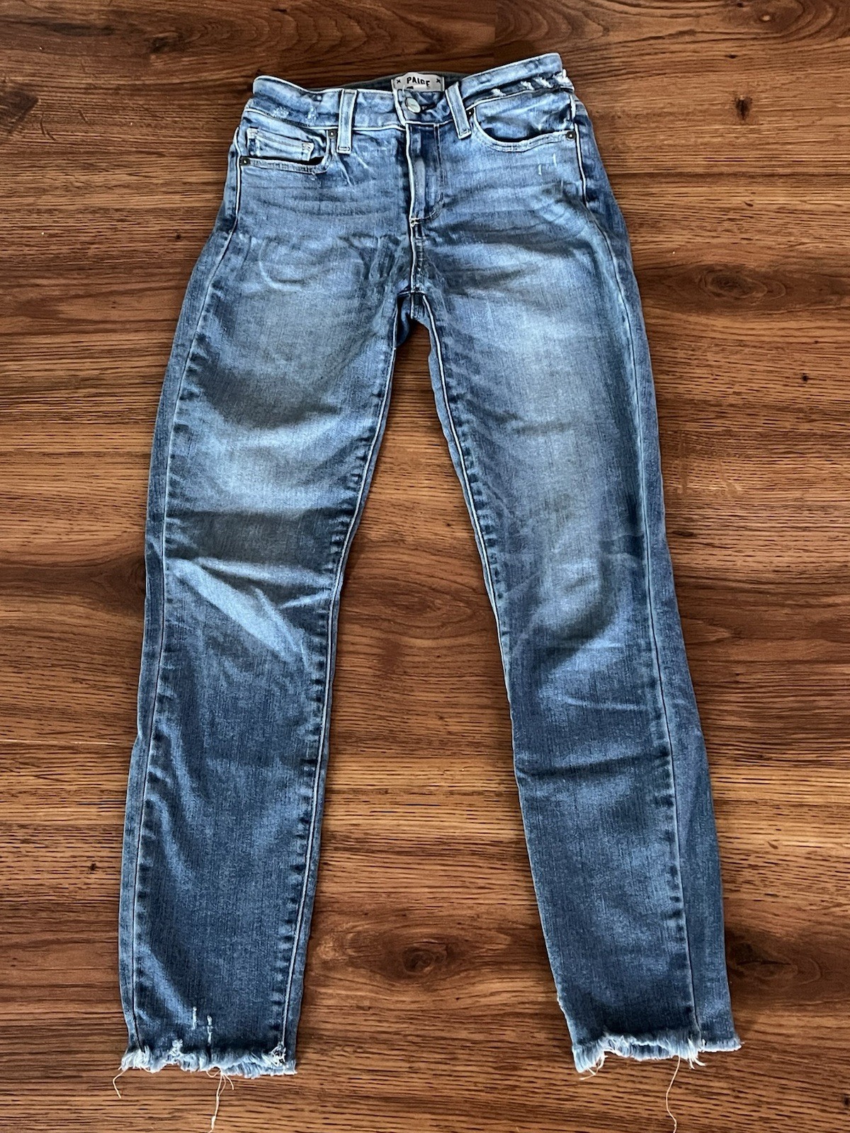 Women’s Paige Verdugo Ankle Jeans Size 24 In Excellent Condition