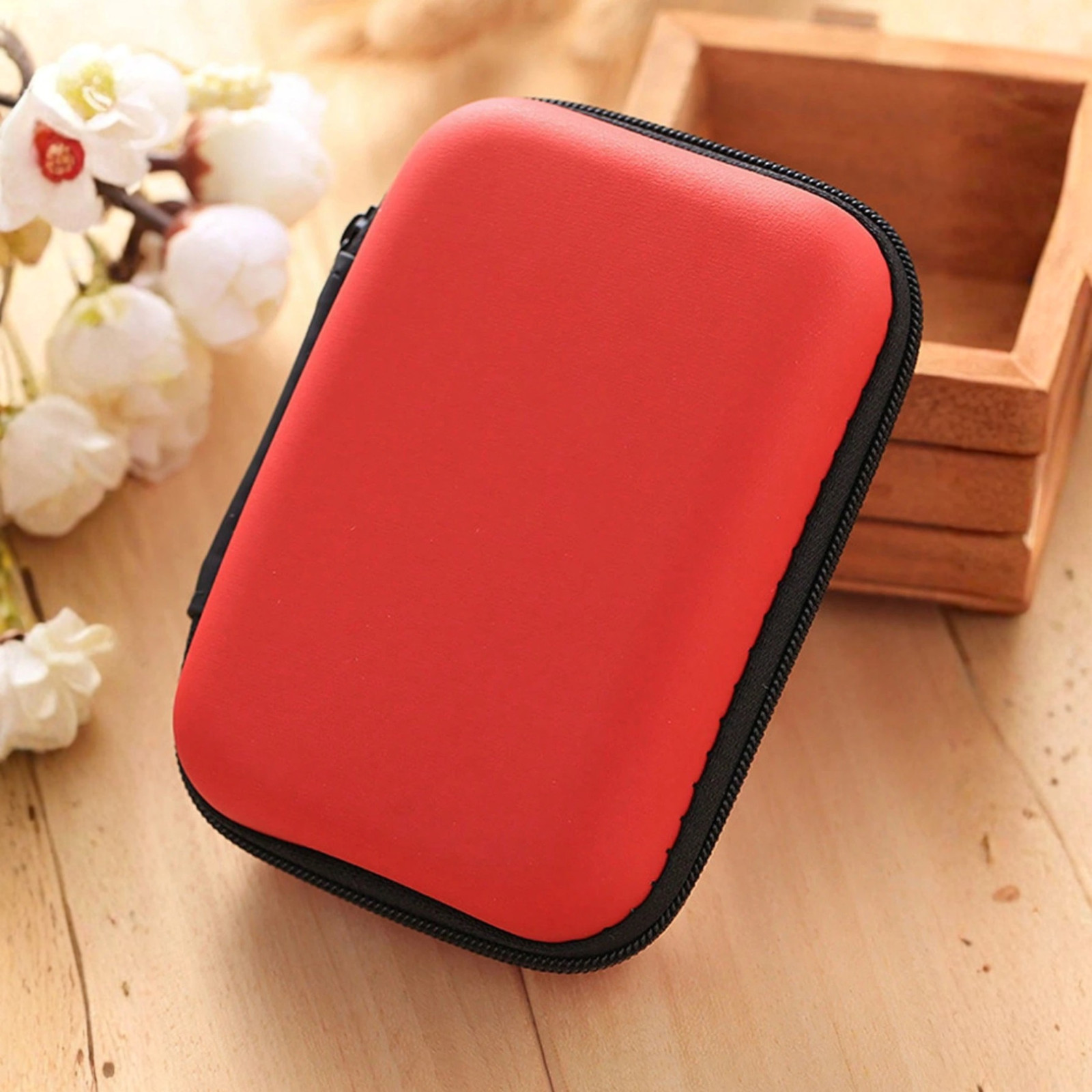 Headphone Bag Data Cable Storage Mini Coin Storage Bag Multi-uses Cosmetic Bag