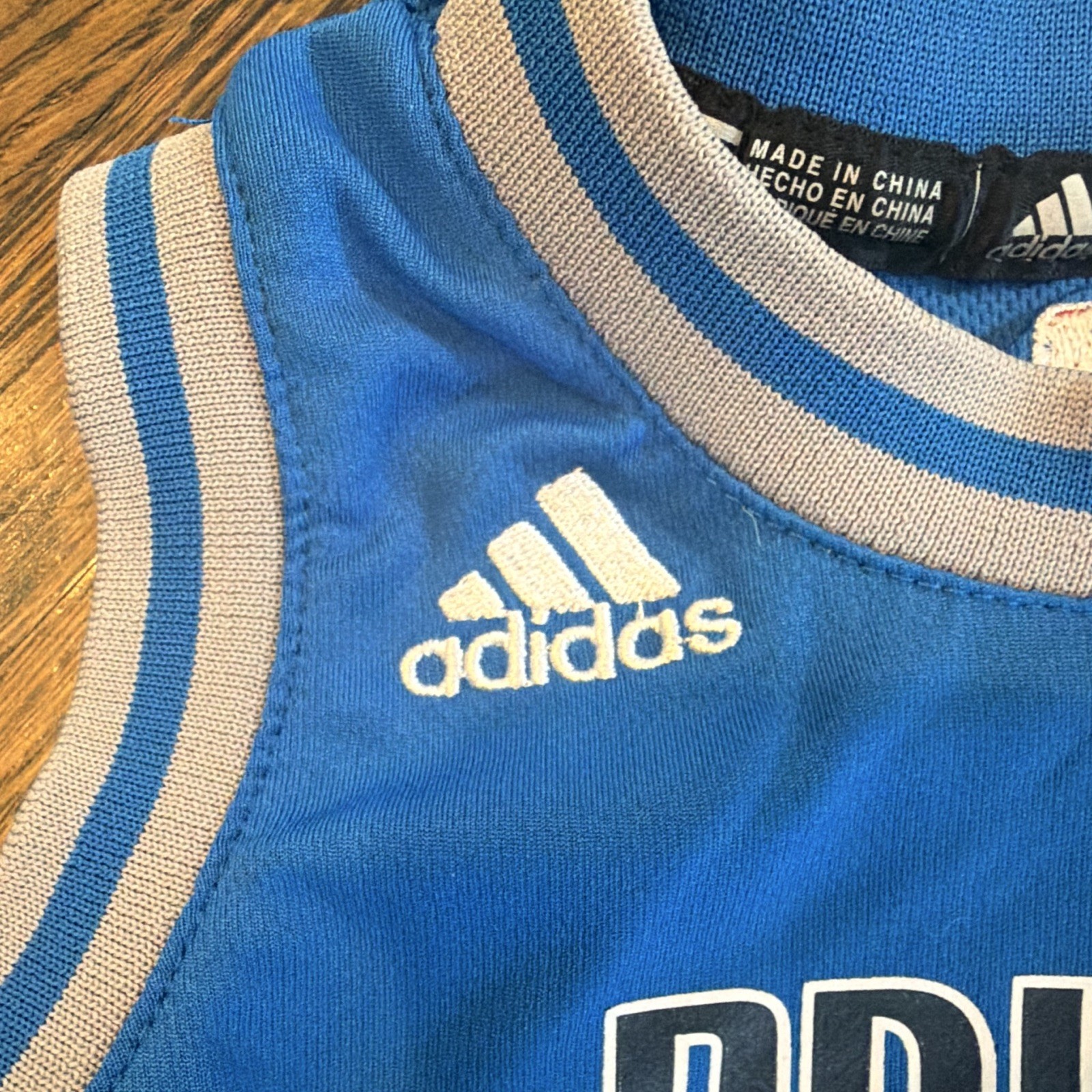 adidas NBA Dallas Mavericks Dirk Nowitzki #41 One-Piece Romper 12M Snap