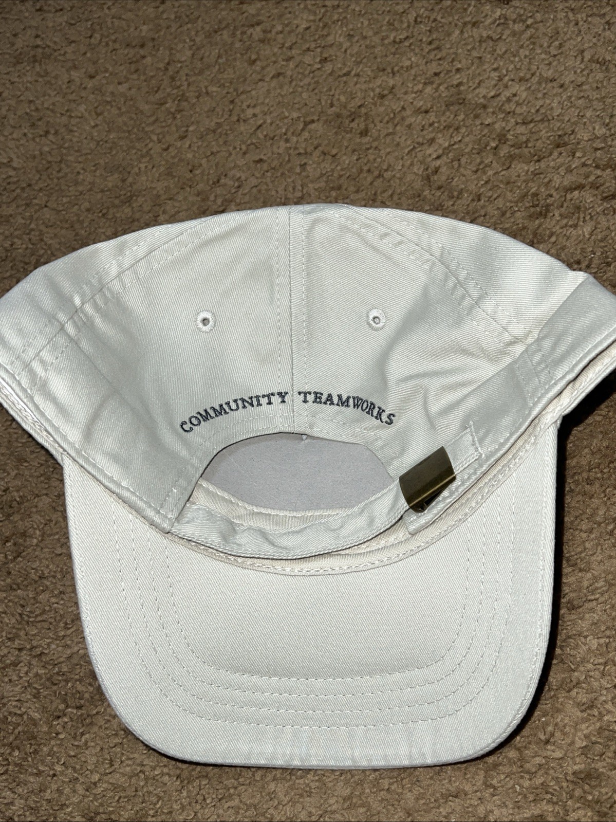 VINTAGE Goldman Sachs Baseball Hat Cap, NEW, Tan, Community Teamwork! Unused!