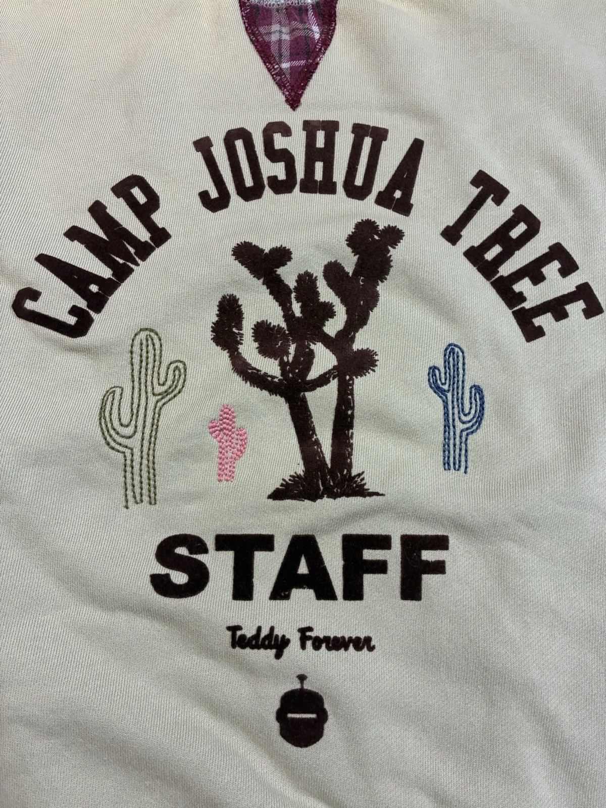 Dr Collectors Teddy Forever Camp Joshua Tree Staff Sweatshirt Pullover Crewneck