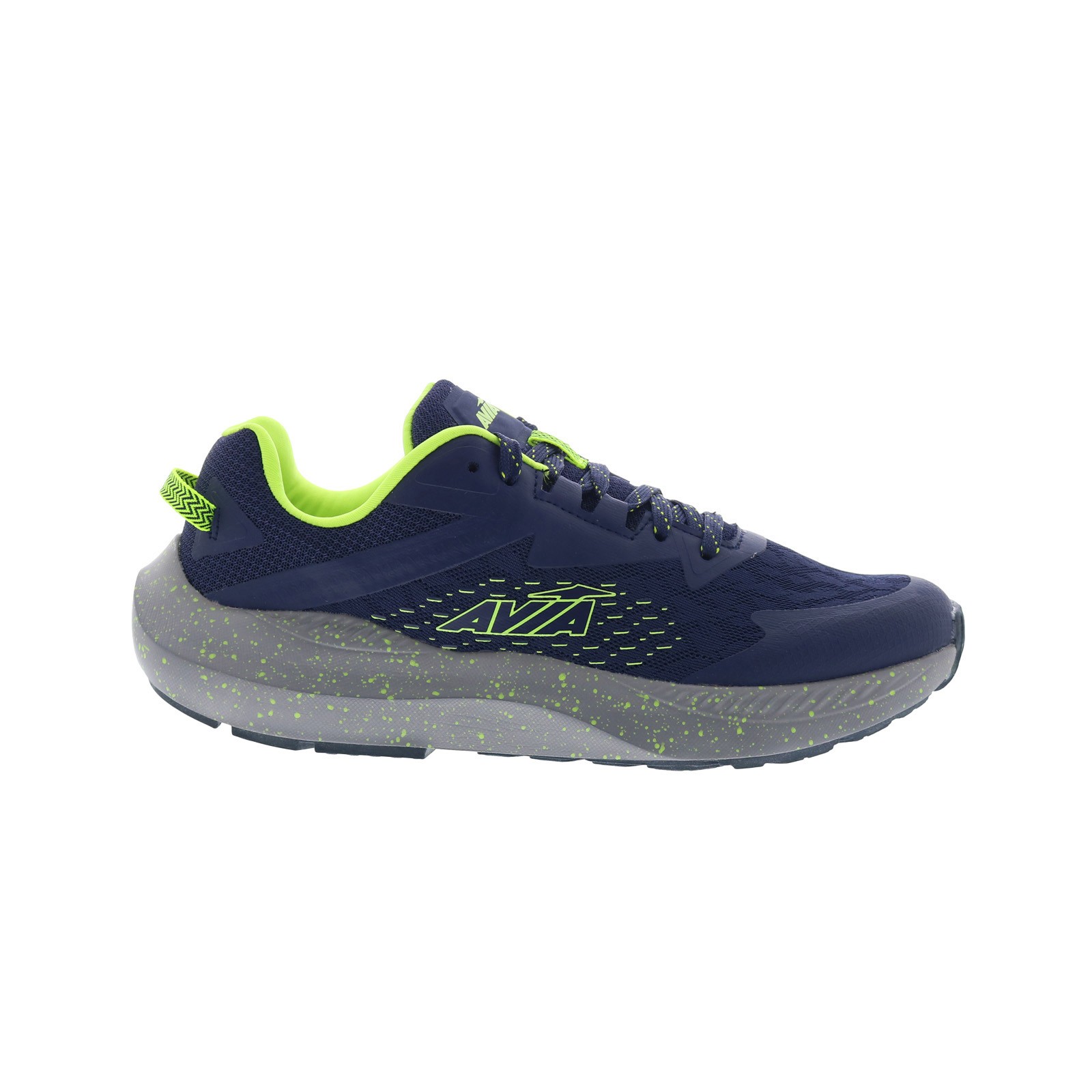 Avia Avi-Storm AA50081MDKN Mens Blue Mesh Lace Up Athletic Running Shoes