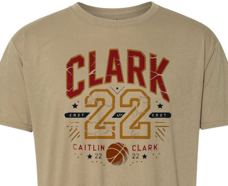Indiana Fever – Caitlin Clark – 22 – WNBA – Goat – Top Seller – Distressed