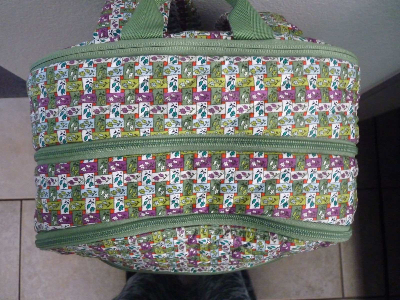 Vera Bradley Women’s Large Bancroft Backpack Ribbon Plaid NWOT