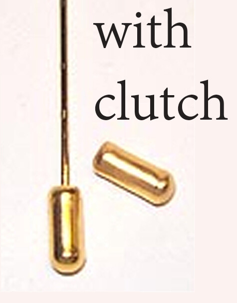 Hatpin with Vintage Tibetan Design & antique Bronze & Hand Made Artisan Ceramic