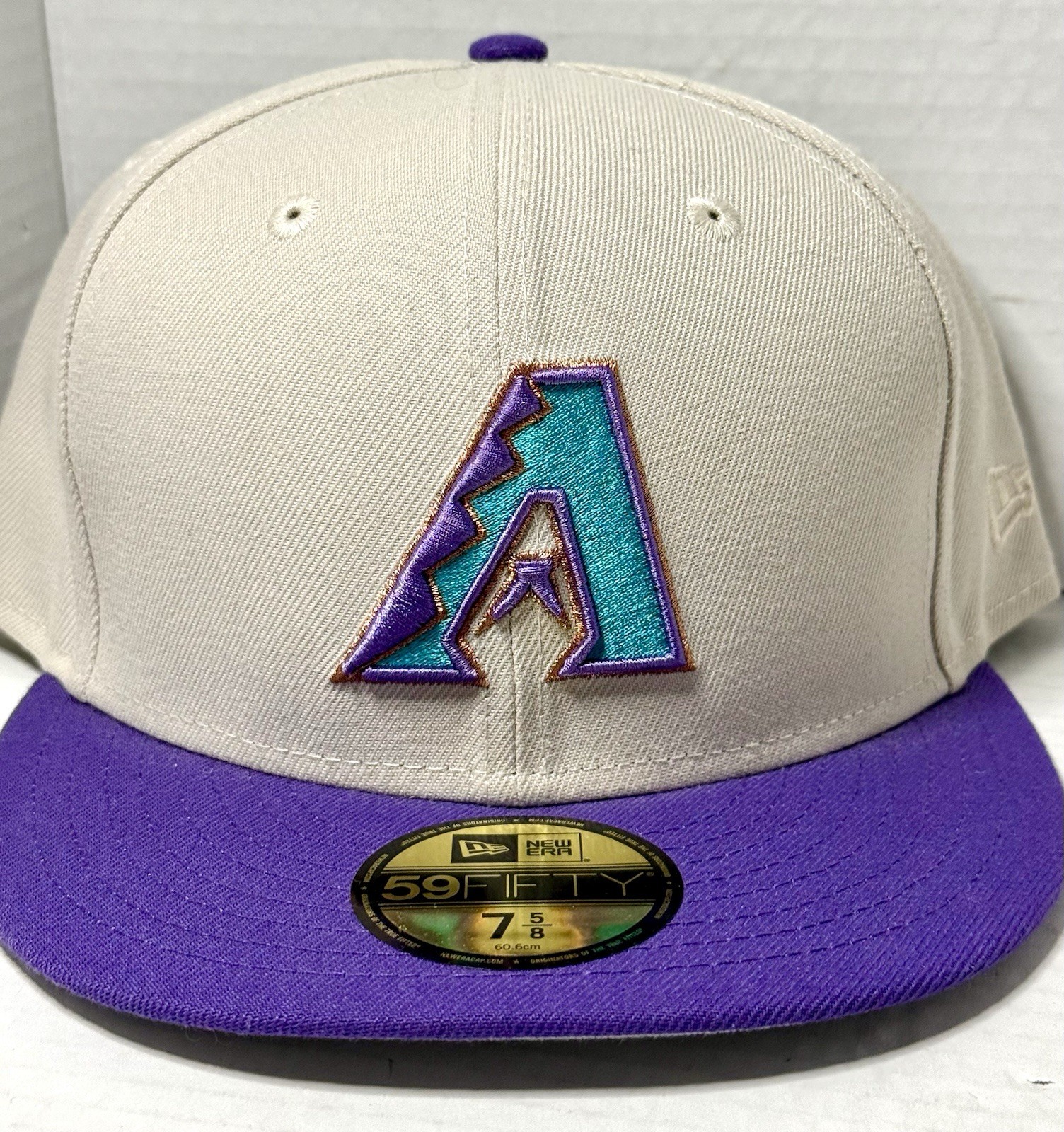 Arizona Diamondbacks Cooperstown Logo 59Fifty Fitted World Series Patch 2tone