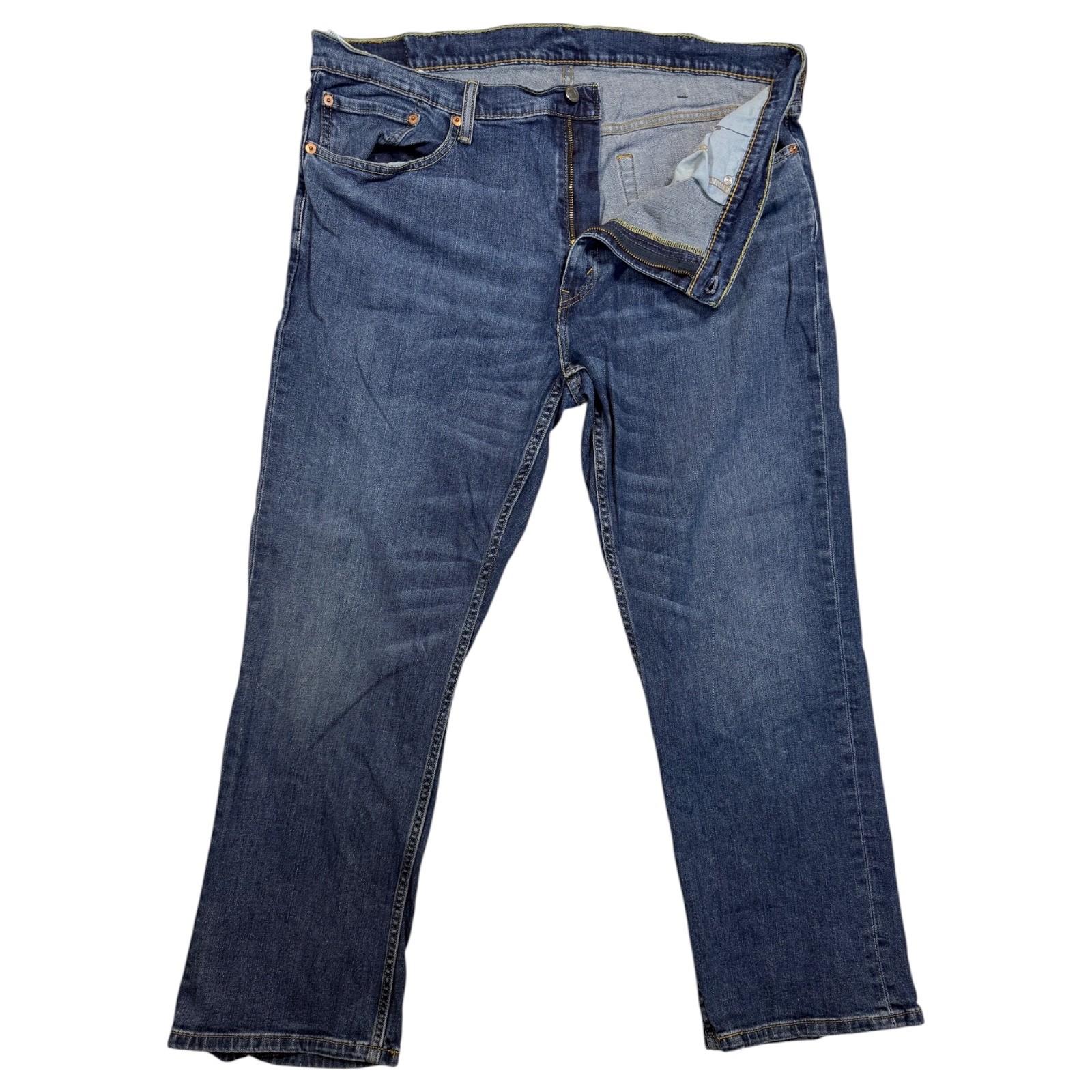 Levi’s 559 Navy Blue Straight Leg Relaxed Fit Zip Fly Men’s Jeans Size 40W 29L