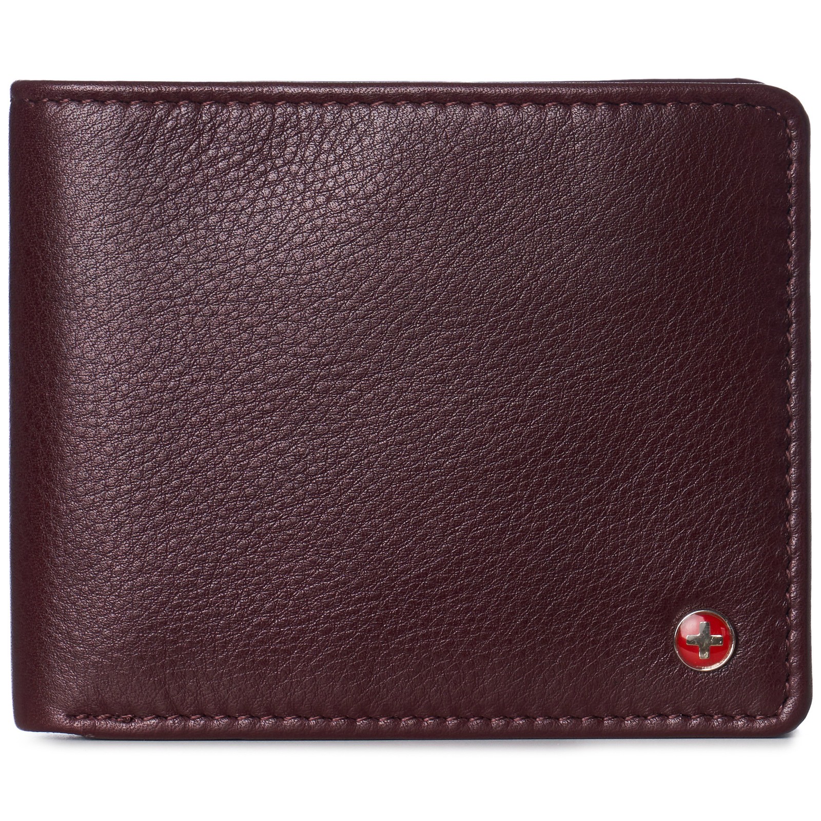 Alpine Swiss Wallet for Men Nolan Commuter Bifold Dual ID Windows for License