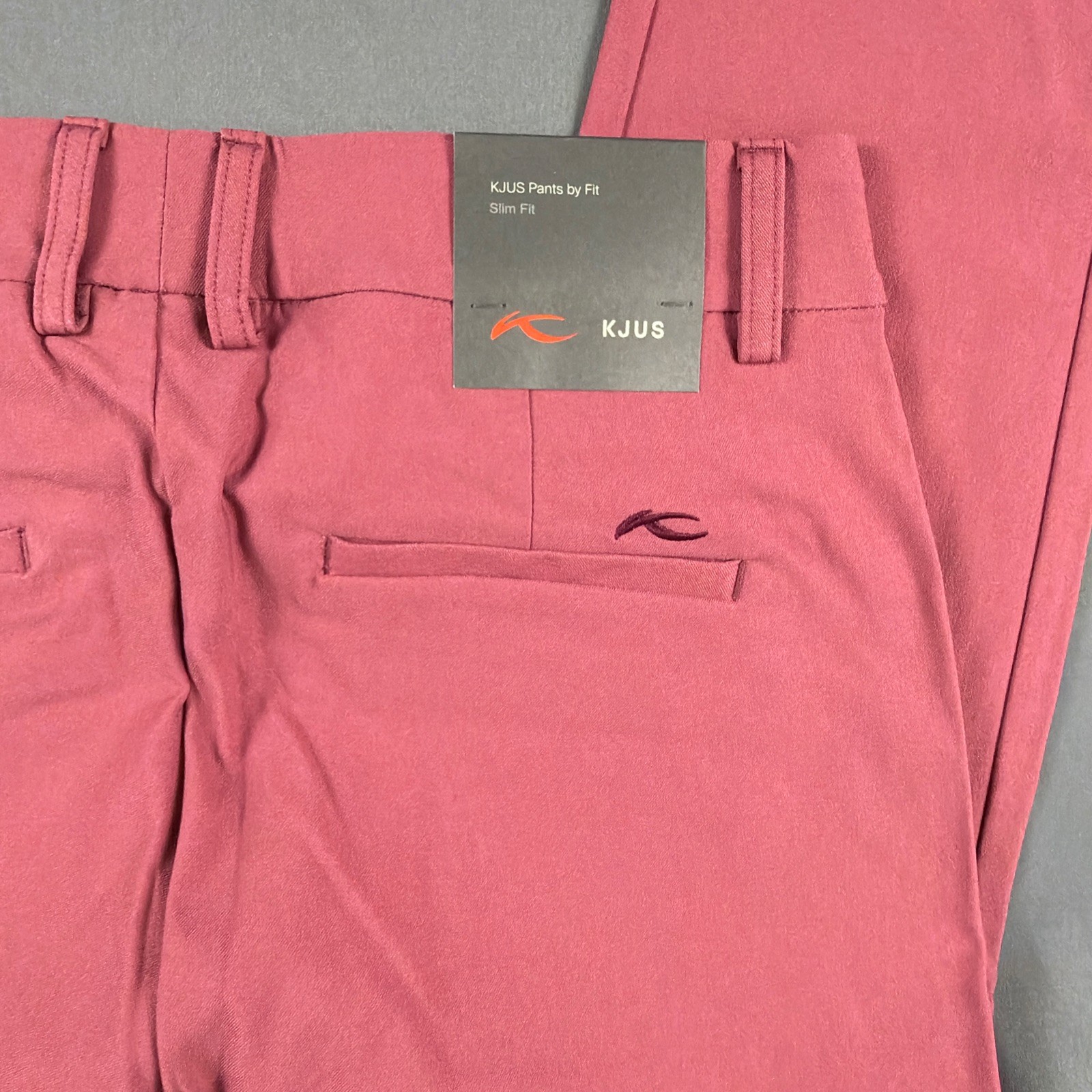 KJUS Womens Golf Pants Ikala Treggings Small Red Plum Viscose Polyamide NWT $180