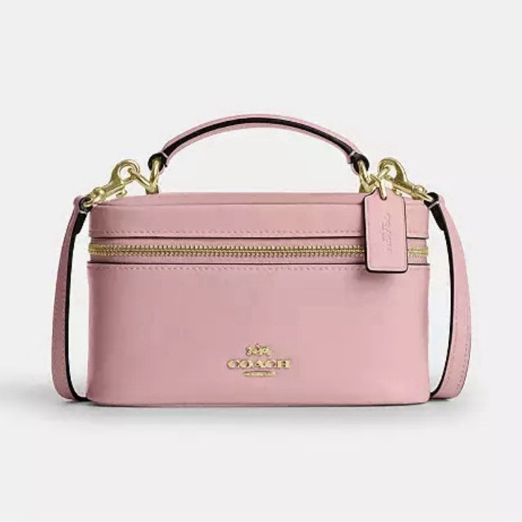 Coach Rainer Crossbody Bag 18 in Gold/Soft Pink CEO24 NWT FACTORY WRAPPED