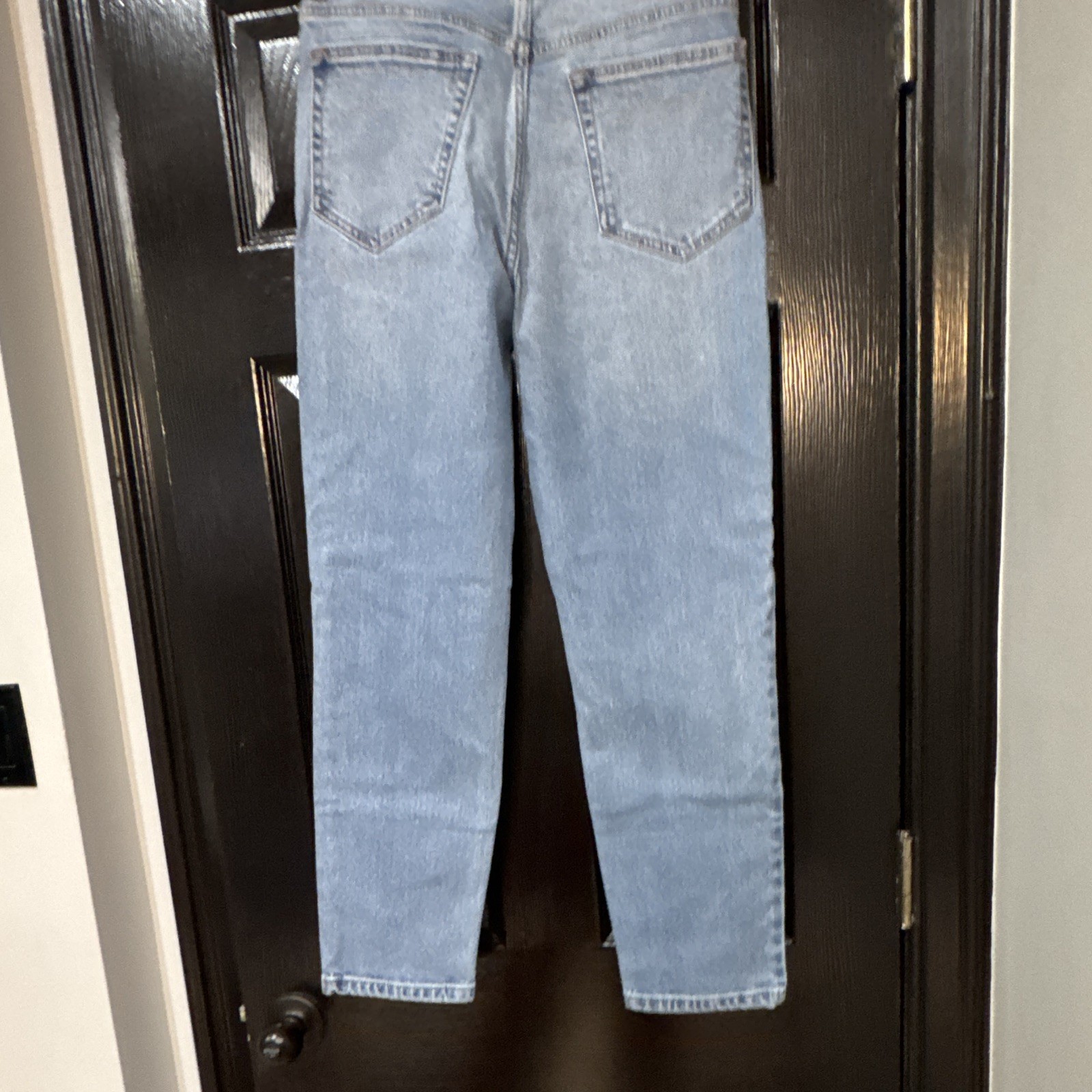Cello Girls Size 7 Blue Light Wash Slim Skinny Denim Jeans Button Zip
