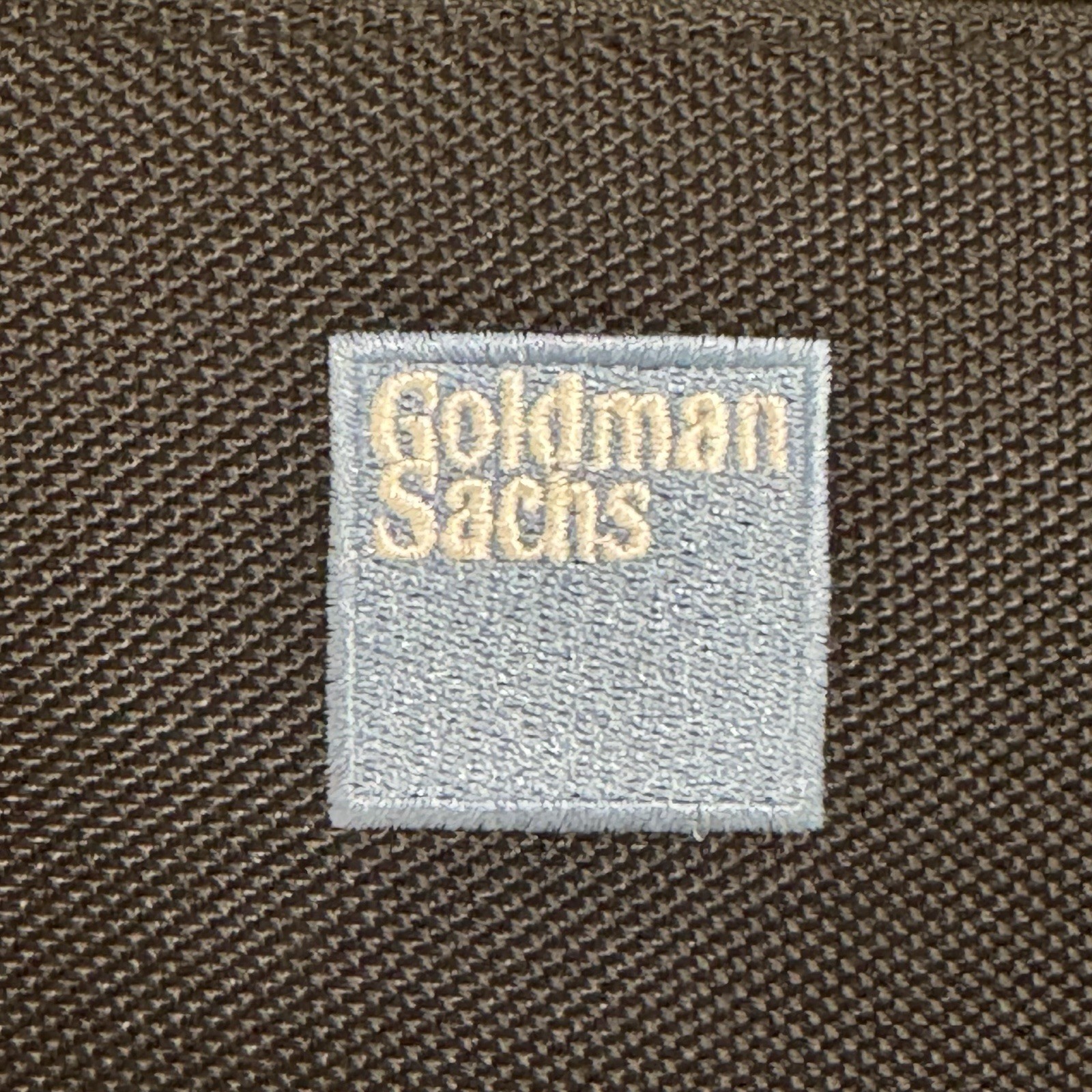 Vintage Goldman Sachs Laptop Messenger Bag Canvas Shoulder Black Travel