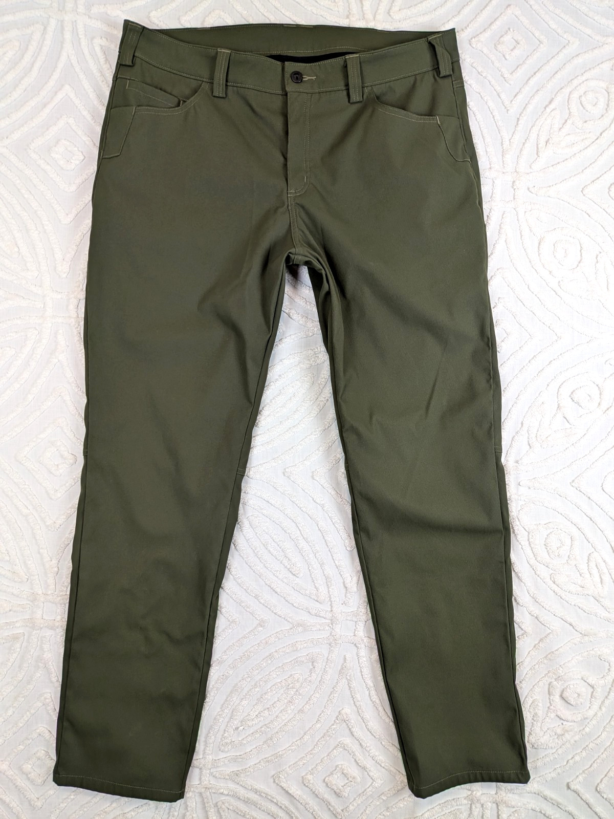 Truewerk EDO Werkpant Men’s 40×33 Green Pants Technical Performance Work 40 Long
