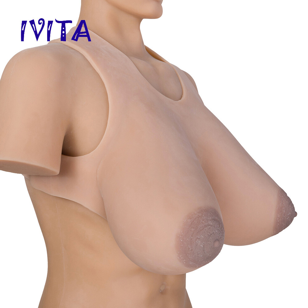 Large Cup Oval Areola Silicone Breast Forms Crossdresser Drag Queen Fake Boobs