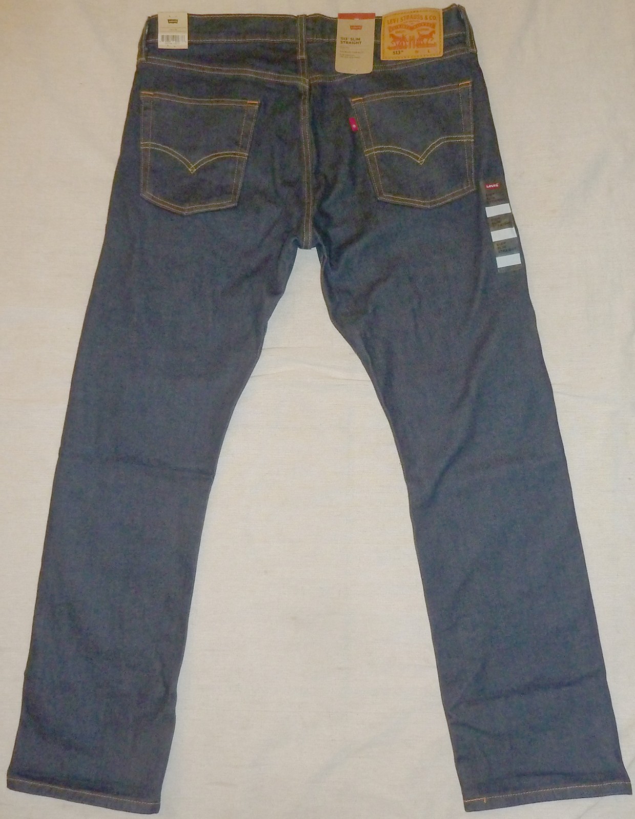 NWT Levi’s Men’s 513 Slim Straight Selvedge Stretch Jeans 085133385