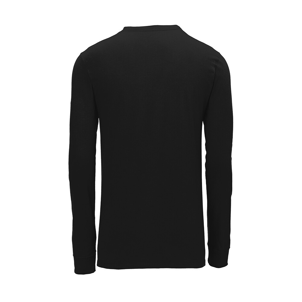 Nike Men’s Size S-4XL Dri-FIT Cotton/Poly Long Sleeve Tee Athletic Swoosh Shirt