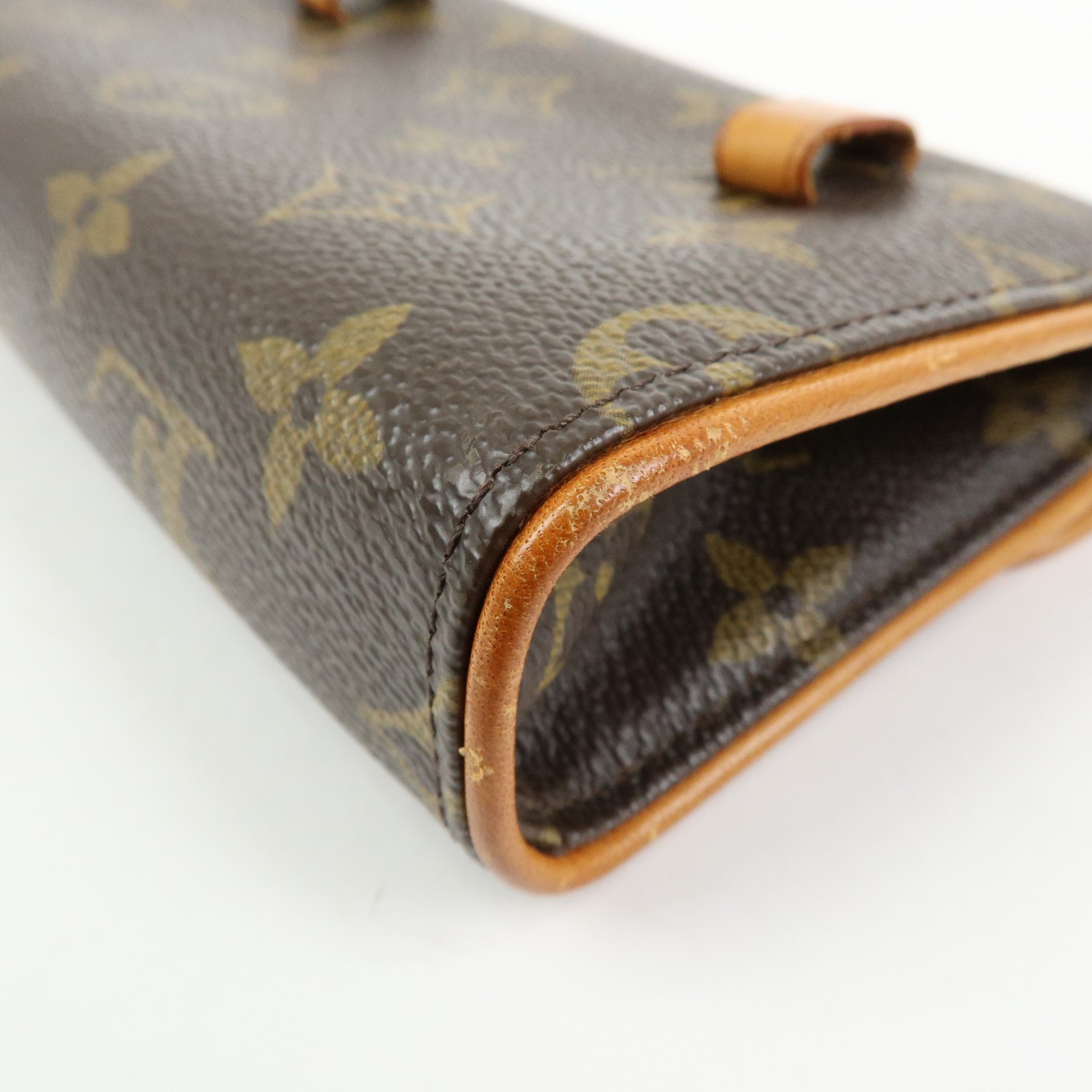 Louis Vuitton Monogram Pochette Florentine XS Waist Bag Belt M51855 Used F/S