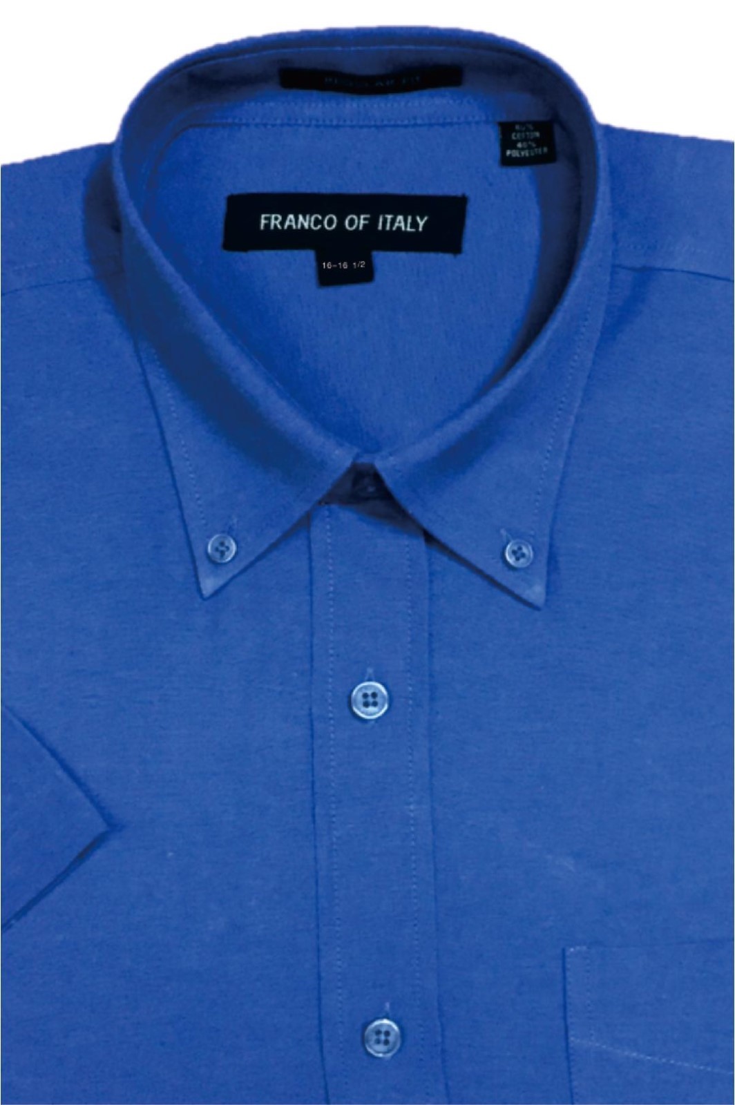 Men’s Short Sleeve Button Down Shirts Cotton Blend Oxford #SG02BS