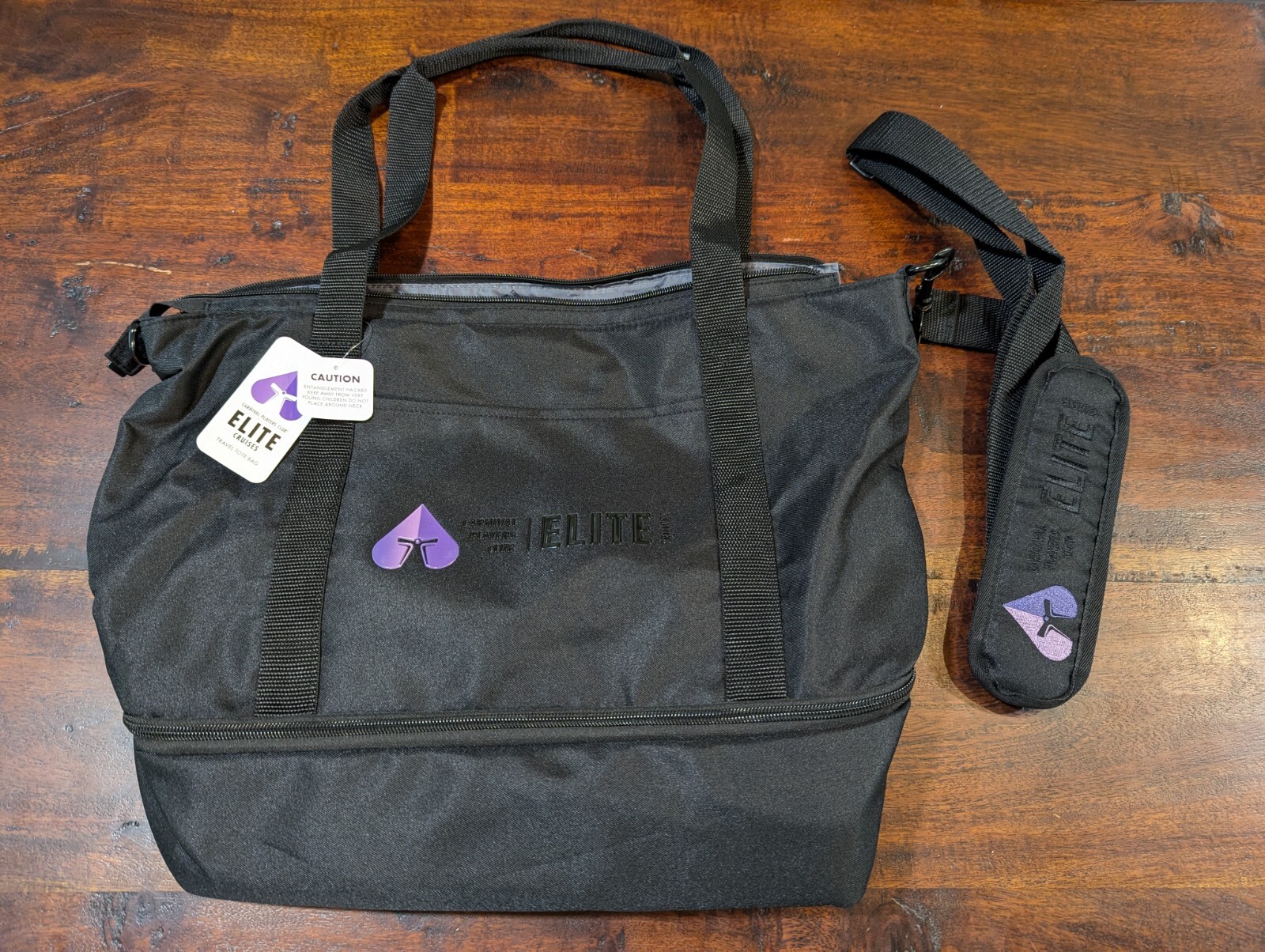 Zip Travel Bag Carnival Elite Fully Lined NEW XL Casino Players Club Heavy Duty