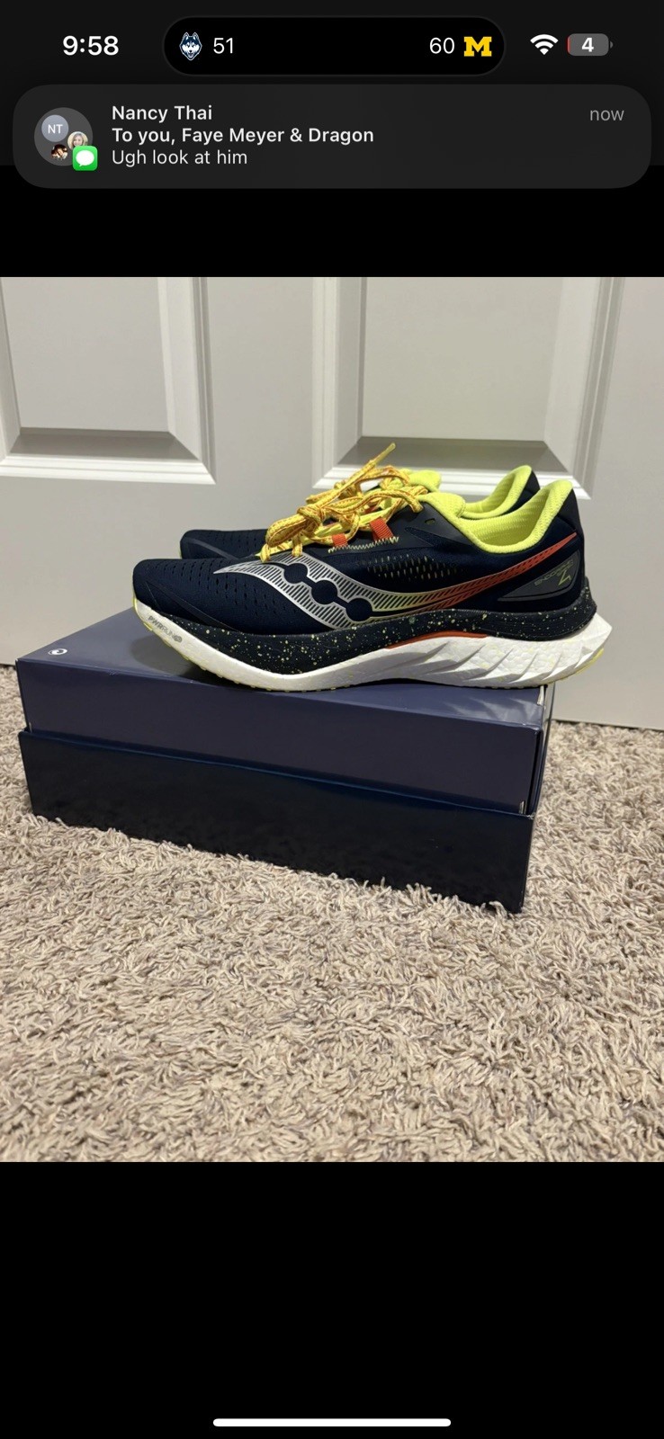 Saucony Endorphin Speed 4 Navy Pepper S20940-60 Men’s 11.5 D