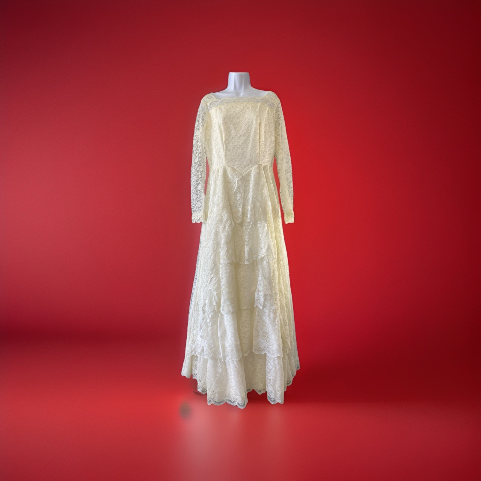 Vintage Wedding Dress Women’s Lace Tulle Victorian Romance Regencycore Ethereal