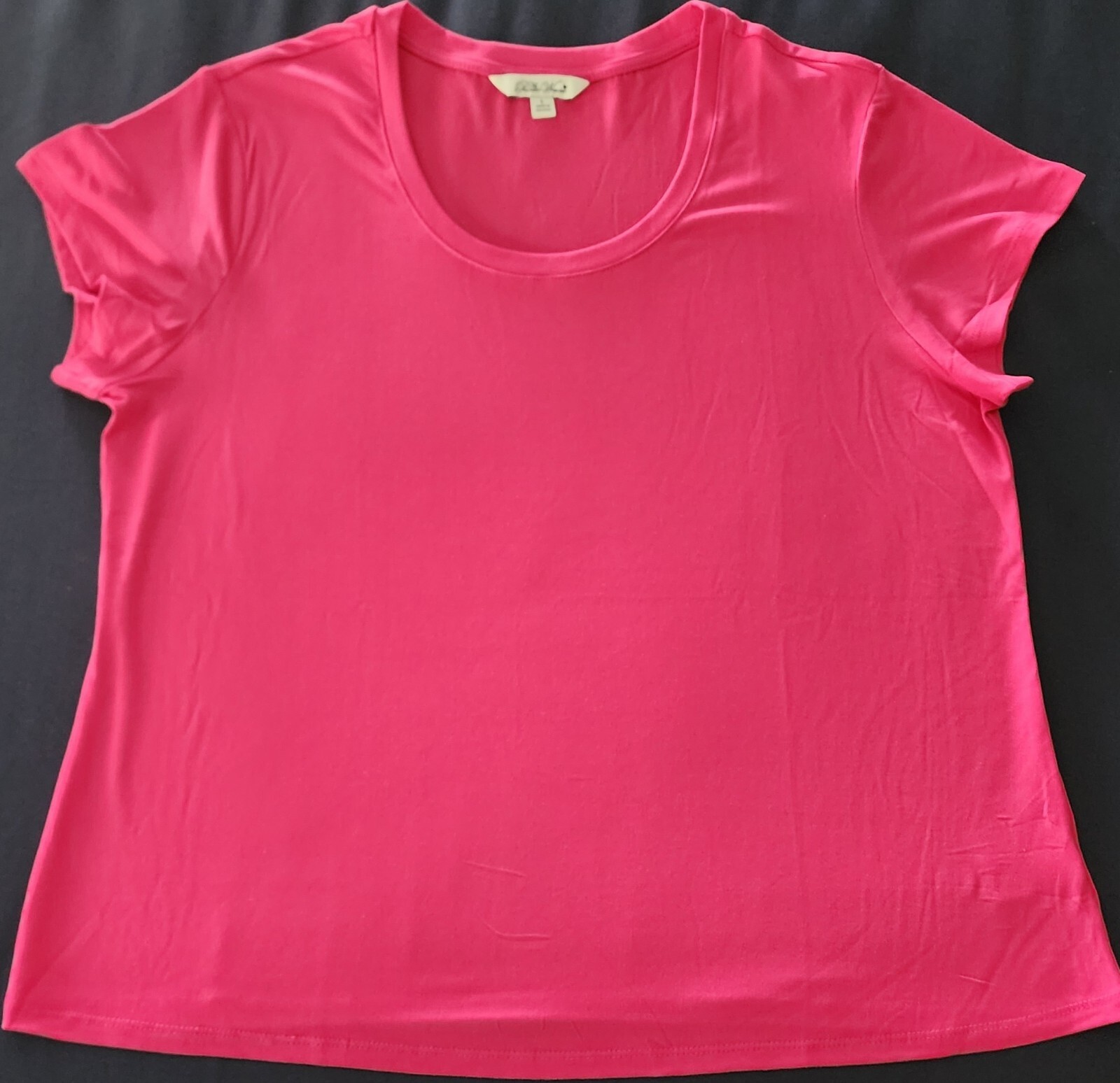 Pioneer Woman ~ Short Sleeve ~ Boat Neck TEE Shirt ~ BEETROOT ~ Size 1X (16W)