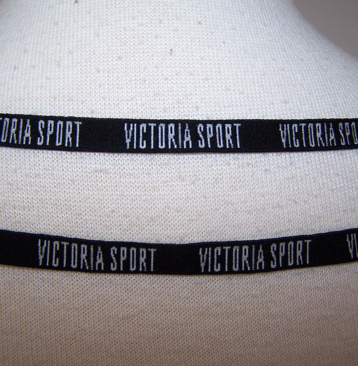 Victoria Sport T Shirt Top Sz XS Strappy Low Cut Back Gray Short Sleeve Stretch