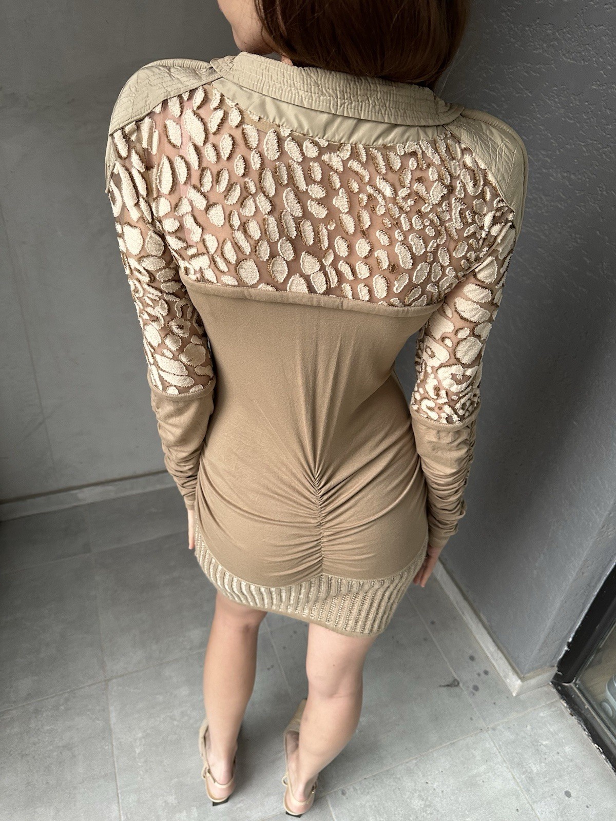 Vintage Rick Owens Style Zaek Avant Garde Womens dress Sz S