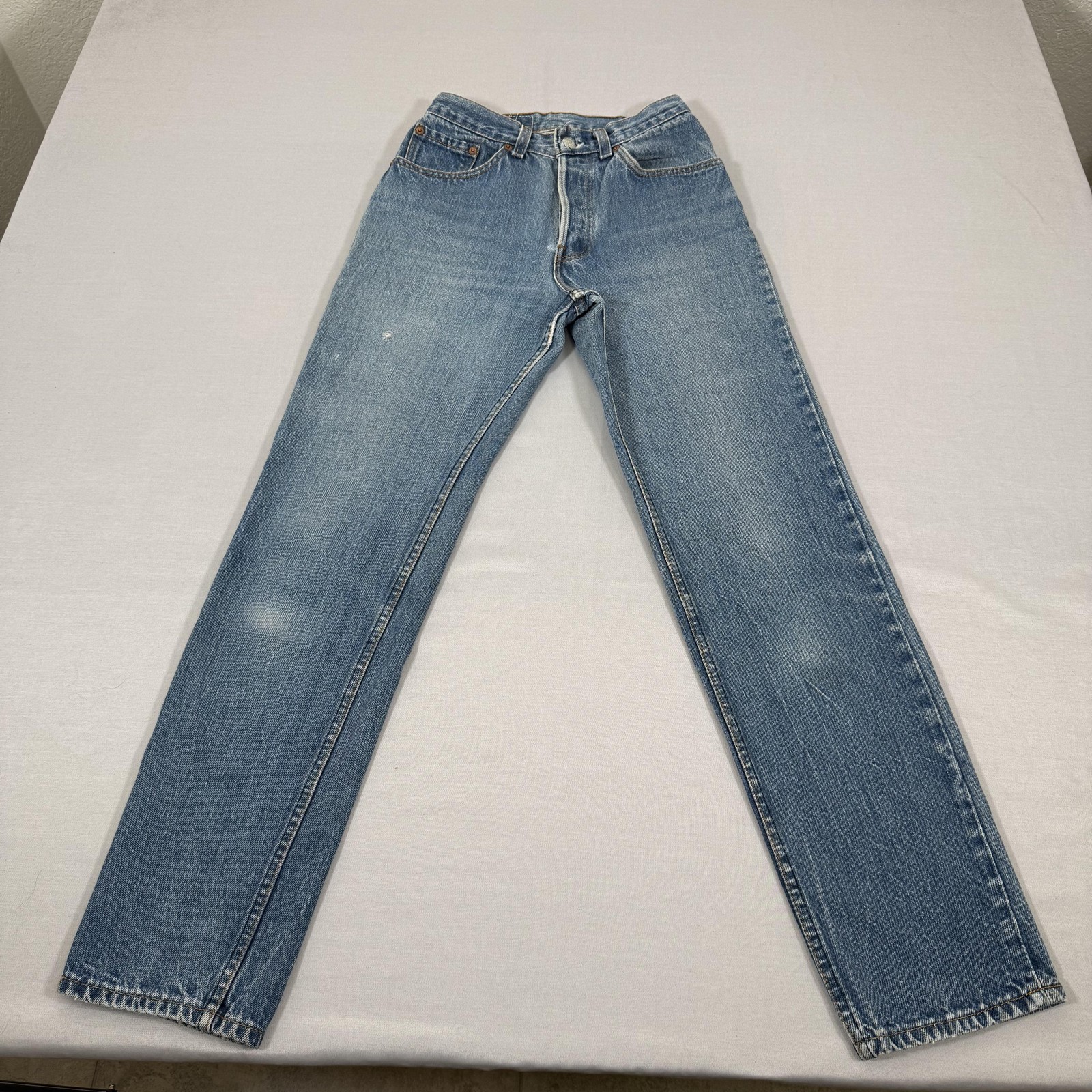 Vintage Levis Jeans Womens 24×30 Blue 501 Straight Fit Denim Pants 80s 90s USA