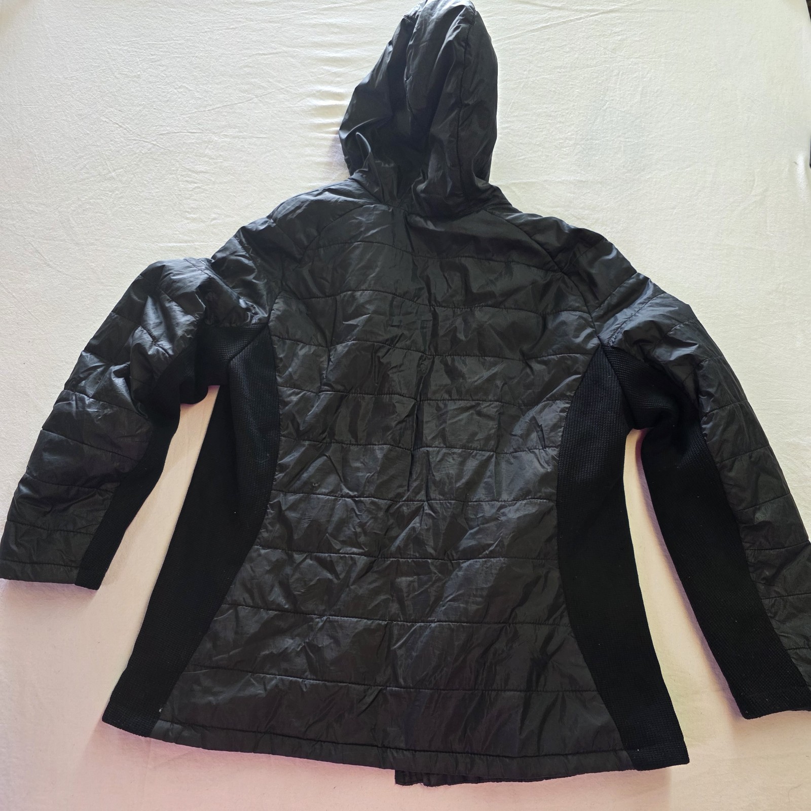 black Spyder women’s puffer jacket