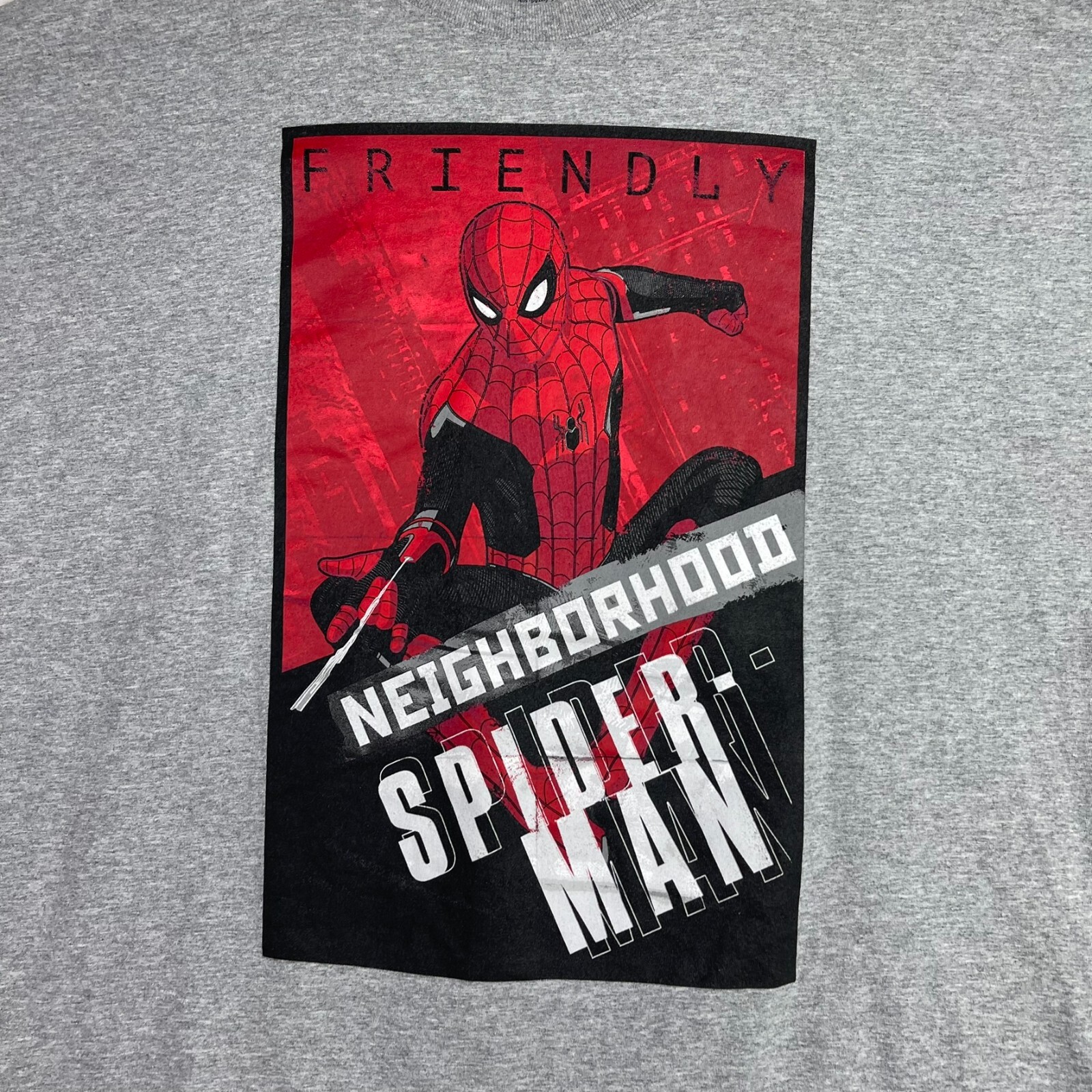 Spiderman No Way Home T Shirt Mens 2XL Marvel Friendly Neighborhood