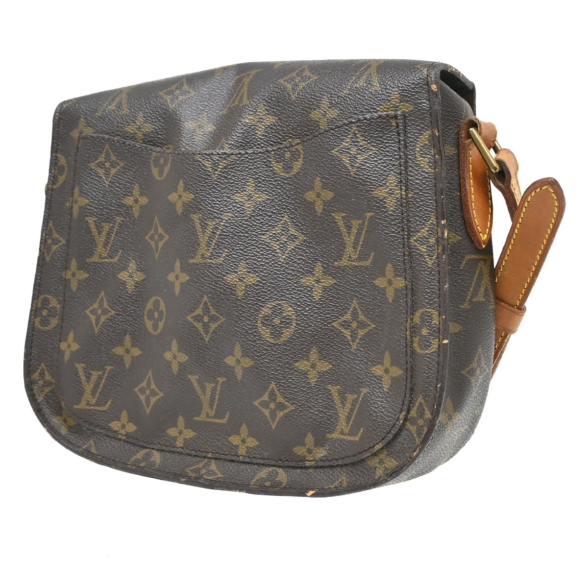 Best06 LOUIS VUITTON SAINT CLOUD GM SHOULDER BAG MONOGRAM M51242 874VI YQ05362