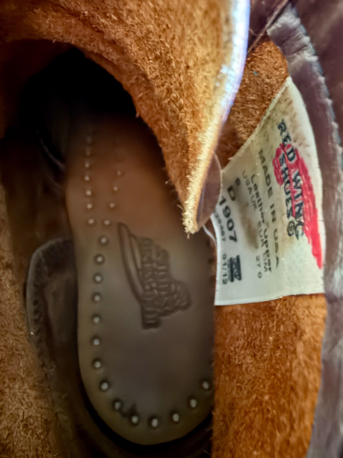 Red Wing Men’s 6-Inch Boot in Copper Rough & Tough Leather – US 9 (D)