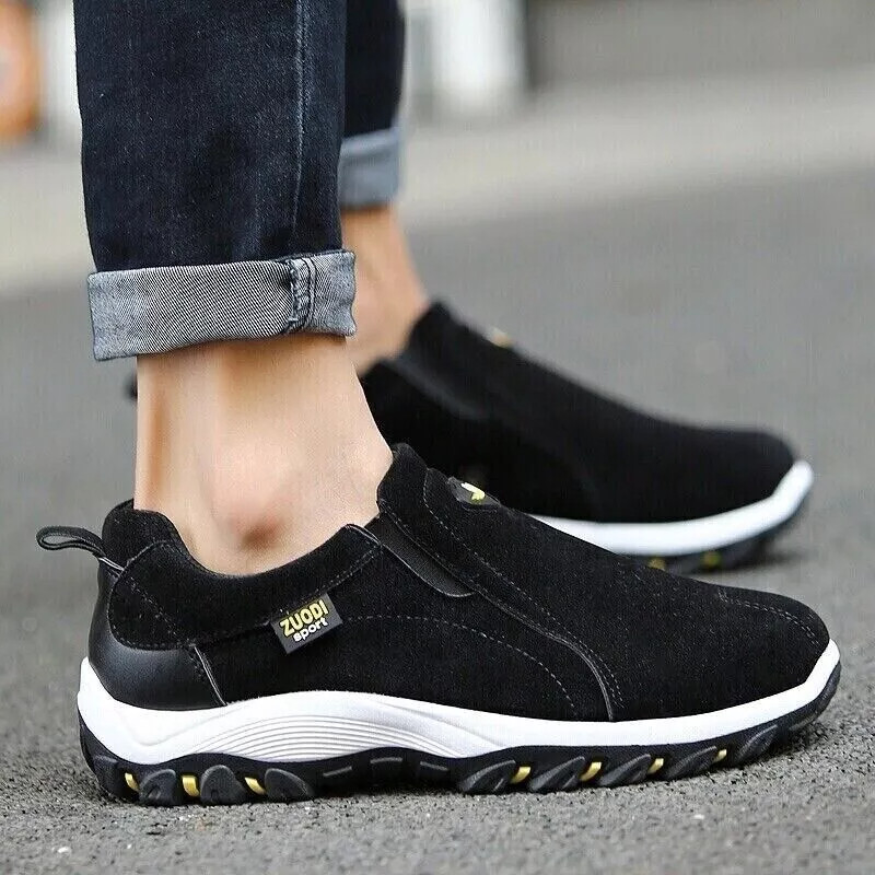 Men’s Loafer Slip On Athletic Shoes Casual Walking Sneakers Outdoor Sports