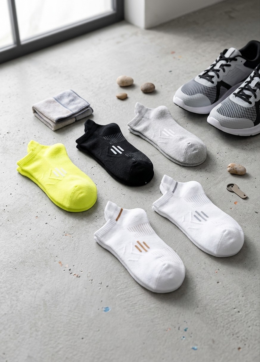 5Pack Breathable Low Cut Sports Ankle Socks Thin Anti-Sweat Short Socks Set