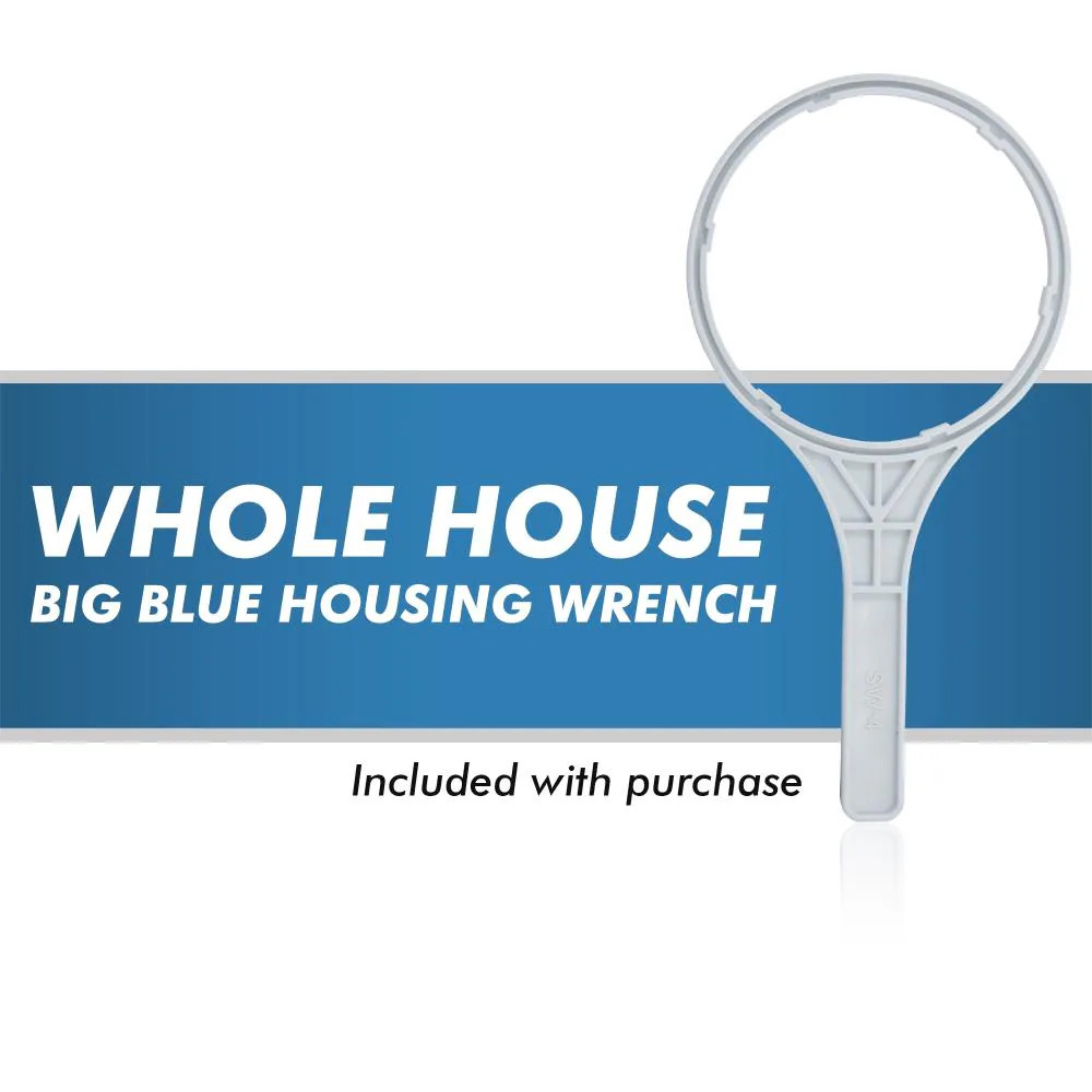 APEC Water Big Blue 10-in Carbon Whole House Water Filtration System Sing|121533