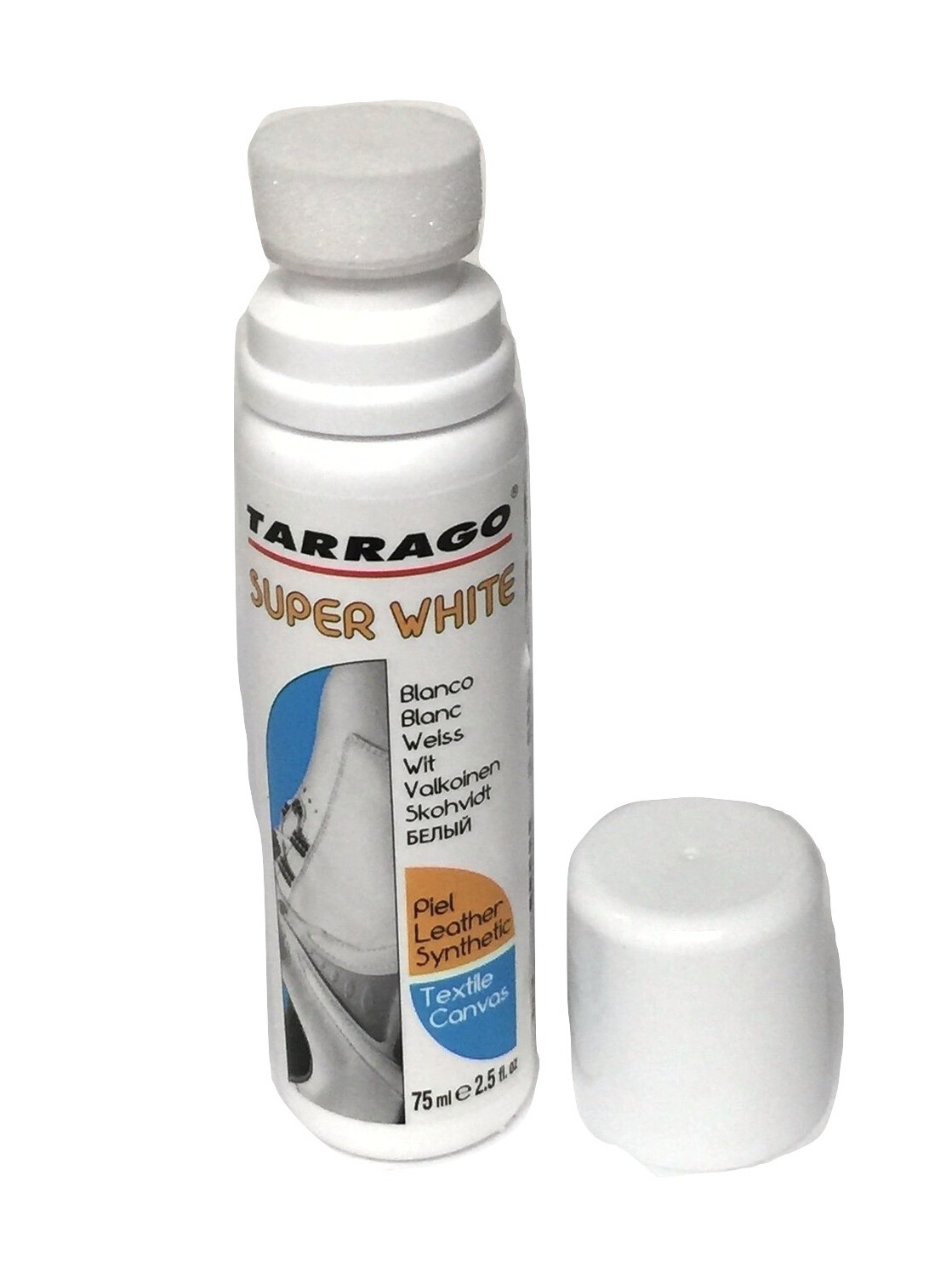 Tarrago Super White Liquid Shoe Polish, 75ml